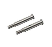 JYYTERD RC Vehicles Parts For Traxxas For Slash 2WD For Bandit For Nitro For Rustler 1/10 rc Car Parts 2 Pcs Metal Front Axles Replacement DIY