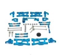 JYYTERD RC Vehicles Parts For Wltoys For 1:12 124016 124017 124018 124019 For 1:14 144001 Metal Kit Drive Shaft Pull Rod For Swing Arm Steering RC Parts Upgrade(Blue)