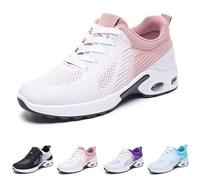 jyyyou Orthopedic Running Shoes,Orthopedic Sneakers for Women, Orthotic Fashion Sneakers Tennis Shoes,Arch Support Walking Shoes for Plantar Fasciitis Pain Relief (Pink,UK:4)