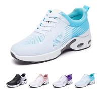 jyyyou Orthopedic Running Shoes,Orthopedic Sneakers for Women, Orthotic Fashion Sneakers Tennis Shoes,Arch Support Walking Shoes for Plantar Fasciitis Pain Relief (Blue,UK:8)