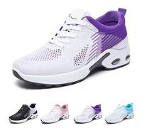 jyyyou Orthopedic Running Shoes,Orthopedic Sneakers for Women, Orthotic Fashion Sneakers Tennis Shoes,Arch Support Walking Shoes for Plantar Fasciitis Pain Relief (Purple,UK:9.5)