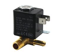 JYZ-3 Normally Closed N/C AC 230V 10bar G1/8 Quot; Brass Iron Steam Water 2 Position 2 Way Steamer Gas Solenoid Water Valve 1Pcs