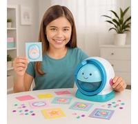 JYZ 3D Friendship Card Maker Kit for Kids, Maker 20 x Created 3D Cards, 20 x Mini Envelopes, 20 x 3D Blisters, 150 x Gems, Kids Toys, Children Card Gift Toys for Girls and Boys. (30.5 x 28 x 8.5cm)