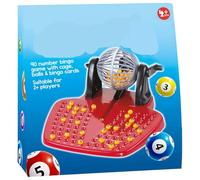JYZ Bingo Game Set - 90 Number Bingo Cage with Balls, Spinner & Reusable Bingo Cards - Classic Family Board Game for Adults & Kids Age 4+, Fun Party Game for Family Nights, Gatherings & Events