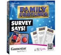 JYZ Family Fortunes Board Game - Survey Says Edition | Fun Family Party Quiz Game with 100 Questions, Scoreboard, Marker & Cards | Interactive Trivia Game Night Entertainment for Kids, Teens & Adults