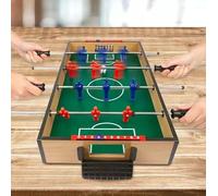 JYZ LED Tabletop Football Game, Wooden Mini Foosball Playset with 12 Players, Light-Up Action, Slide Scoring Goals, Fun Indoor Soccer Game for Kids, Adults