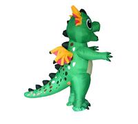 JYZCOS Winged Inflatable Dragon Costume Adult Halloween Party (Green B)