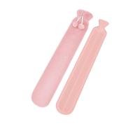 JZ Extra Long 82cm Hot Water Bottle - 2500ml Large Heating Bag with Removable Plush Cover, Leakproof & Burst Resistant for Bed Warming, Back Pain, Full Body Comfort -Pink