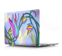 JZ Flower Series Hard Shell Case Cover for MacBook Pro 16 inch Case M4 M3 M2 M1 A3403 A3186 A2991 A2780 A2485,Anti-Slip Pads,Ultra Thin & Lightweight Protective Case - Morning Glory