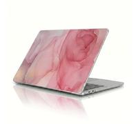 JZ Marble Hard Shell Case for MacBook Neo 13 inch 2026 Release Model A3404 with A18 Pro Chip, Protective Slim Cover with Thermal Venting - Blush Pink