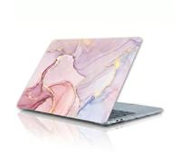 JZ Marble Hard Shell Case for MacBook Neo 13 inch 2026 Release Model A3404 with A18 Pro Chip, Protective Slim Cover with Thermal Venting - Pastel Marble