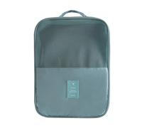 JZ Minimalist Travel Shoe Bags - Waterproof & Breathable Shoe Storage for Men/Women with Two-Way Zipper -Korean Blue