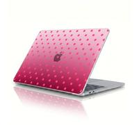 JZ Polka Dot Case for MacBook Pro 14 M5 M4 M3 M2 M1 Cover - Hot Pink
