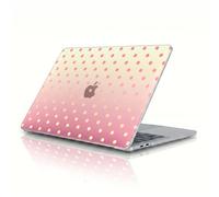 JZ Polka Dot Case for MacBook Pro 14 M5 M4 M3 M2 M1 Cover - Peach Sunset