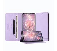 JZ Premium Magnetic Flip Wallet Case for Moto Edge S30 / G200 Case RFID Blocking, Shockproof, Wireless Charging Compatible - Purple