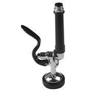 JZBRAIN Commercial Sink Sprayer Pre Rinse Spray Valve Commercial Faucet Sprayer Head 1.42 GPM High Pressure Dishwash Spray Nozzle with Handle, Chrome Polished (Black)