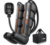 JZBRAIN Sequential Air Compression Recovery System : Professional Sequential Compression Boots for Fast Recovery & Circulation Improvement - Full Leg Recovery Device for Athletes Runners Gym (Medium)