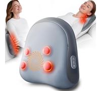 JZBRAIN Shiatsu Back and Neck Massager with Warmth - Deep Massage Pillow for Relaxation - Corded Design for Full Body Use - Gift for Loved Ones