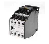 JZC1 35mm DIN rail mount 3 pole 4NO 4NC AC/DC Contactor- Ui660V Ith10A