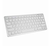 JZCZMCE Bluetooth Keyboard, Ultra Thin Lightweight Silent Wireless Keyboards for Multi Device Phone & Tablet, Compatible with iPhone, iPad, Samsung, Android, Windows Computer, Smart TV,Arabic