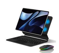 JZCZMCE Keyboard Case for HUAWEI MateBook E 12.6-inch 2023, Magnetic Floating Cantilever Stand, Ultra-Slim Protective Case with Backlit Keyboard, Multi-Touch Trackpad