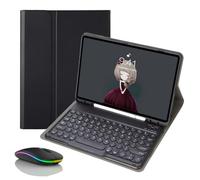 JZCZMCE Keyboard Case for Samsung Galaxy Tab A11+ Plus 11" 2025, Magnetic Detachable Wireless Bluetooth Keyboard with Pencil Holder (Pencil Not included),Black