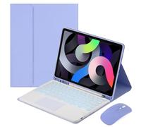 JZCZMCE Keyboard Case for Samsung Galaxy Tab S11 Ultra 14.6 inch 2025 (SM-X930/X936B), Built in Pencil Holder, Magnetic Detachable Wireless Backlit Keyboard with Bluetooth Mouse,Purple