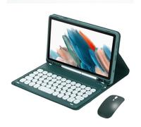 JZCZMCE Keyboard Case for Samsung Galaxy Tab S11 Ultra 14.6 inch 2025 (SM-X930/X936B), Magnetic Detachable Wireless Bluetooth Keyboard with Pencil Holder (Pencil Not included),Dark Green
