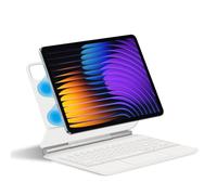 JZCZMCE Keyboard Case for Xiaomi Mi Pad 9 Pro 12.5 inch 2026 | Magnetic Floating Cantilever Stand, Ultra-Slim Protective Case with Backlit Keyboard, Multi-Touch Trackpad