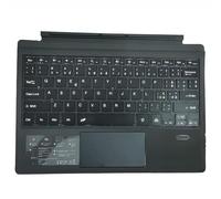 JZCZMCE Keyboard Type Cover for Surface Pro 11/10/9/8/X, Portable Wireless Bluetooth Keyboard with Touchpad, 7-Color LED Backlit and Built-in Rechargeable Battery,Italian