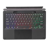 JZCZMCE Keyboard Type Cover for Surface Pro 8/9/Pro X, Portable Wireless Bluetooth Keyboard with Touchpad, 7-Color LED Backlit and Built-in Rechargeable Battery,Italian