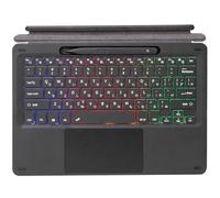 JZCZMCE Keyboard Type Cover for Surface Pro 8/9/Pro X, Portable Wireless Bluetooth Keyboard with Touchpad, 7-Color LED Backlit and Built-in Rechargeable Battery,Japanese