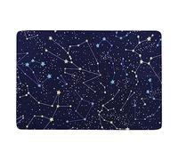 JZemdybill Carpet Glow in The Dark Constellations Midnight Rug, Soft Floor Mat For Living Room, Bedroom (100 X 150cm)