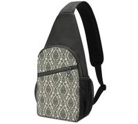 JZemdybill Chest Bag, Baroque Sling Bag, Crossbody Bag Casual Daypack for Men Women