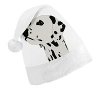 JZemdybill Christmas Hat for Adults,Cartoon Dalmatian Hat for Various Holiday Parties