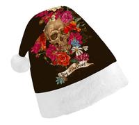 JZemdybill Christmas Hat for Adults,Day Of The Dead Hat for Various Holiday Parties