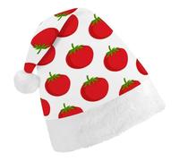 JZemdybill Christmas Hat for Adults,Tomato Cartoon Hat for Various Holiday Parties
