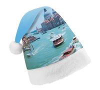 JZemdybill Christmas Hat,Venice Italy Hat for Various Holiday Parties