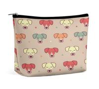JZemdybill Cosmetic Bag, Cute Jack Russell Terrier Makeup Bag, Portable Toiletry Bag with Zipper for Daily Use, Travel
