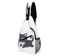 JZemdybill Crossbody Bag, Cute Chihuahua Dog Chest Bag, Sling Bag for Travel Shopping Sports