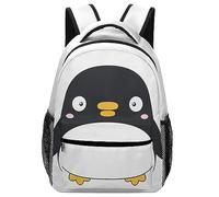 JZemdybill Durable Oxford Cloth Casual Daypack, Cute Penguin Backpack, College Bag for Boys, Girls, Travel, Sports