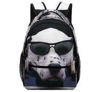 JZemdybill Durable Oxford Cloth Casual Daypack, Dalmatian Backpack, College Bag for Boys, Girls, Travel, Sports