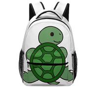 JZemdybill Durable Oxford Cloth Casual Daypack, Turtle Pattern Backpack, College Bag for Boys, Girls, Travel, Sports