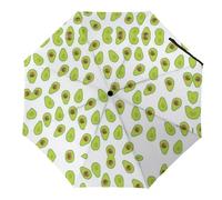 JZemdybill Folding Umbrella, Avocado Umbrella, Travel Umbrella Auto Open And Close for Windproof, Rainproof