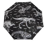 JZemdybill Folding Umbrella, Jurassic Dinosaurs Umbrella, Travel Umbrella for Windproof, Rainproof