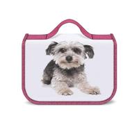 JZemdybill Hanging Wash Bag, Cute Yorkshire Terrier Toiletry Bag, Waterproof Makeup Bag for Travel, Business, Vacation