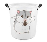 JZemdybill Laundry Hamper, Hamster Laundry Basket, Washing Basket with Handle