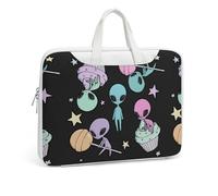 JZemdybill Leather Laptop Case, Alien Laptop Sleeves