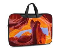 JZemdybill Leather Laptop Case, Antelope Canyon Laptop Sleeves