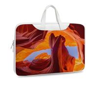 JZemdybill Leather Laptop Case, Antelope Canyon Laptop Sleeves